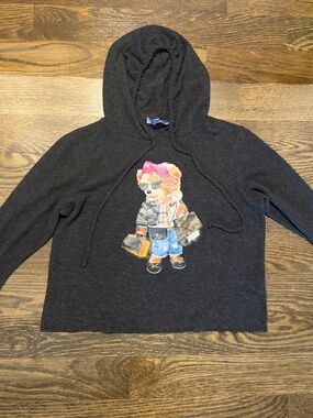 Rock candy shopping bear hoodie
